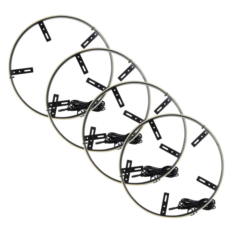 ORACLE Lighting LED Illuminated Wheel Rings - 16.5in PLASMA White - 4238-051