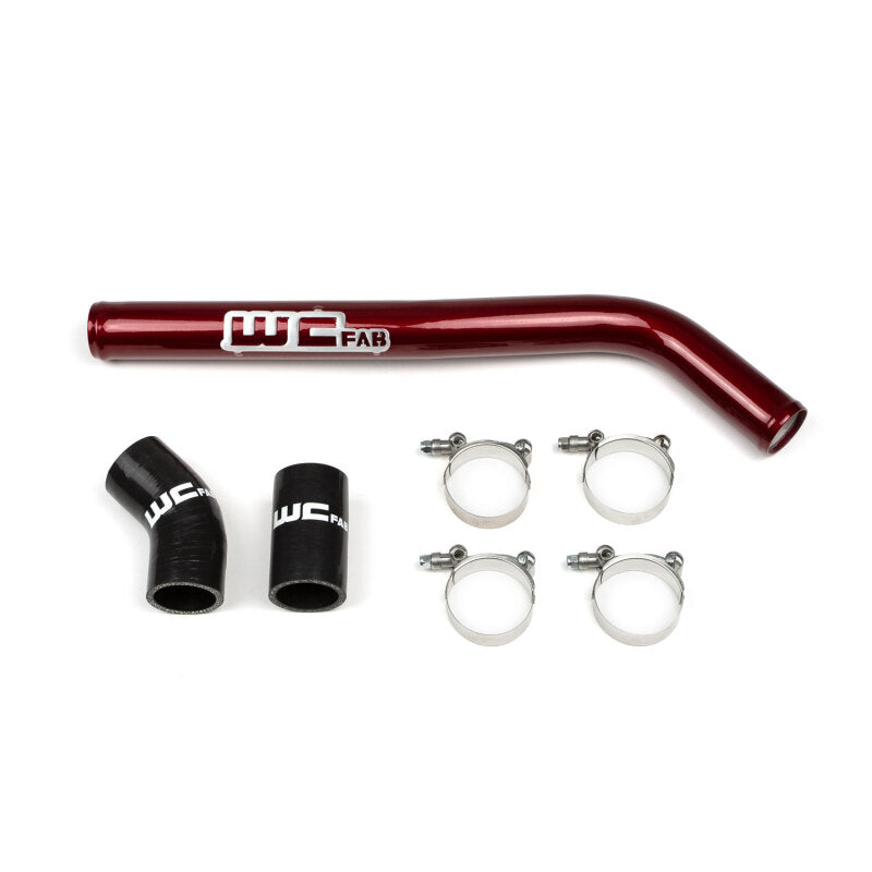 Wehrli 98.5-02 Cummins 5.9L Upper Coolant Pipe - Fine Texture Black - WCF100559-FTB