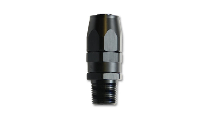 Vibrant -12AN Male NPT Straight Hose End Fitting - 1/2 NPT - 26008
