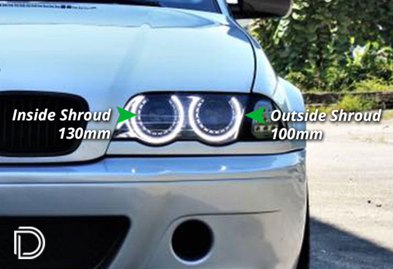 Diode Dynamics Halo Lights LED 100mm/130mm Switchback Four - DD2272