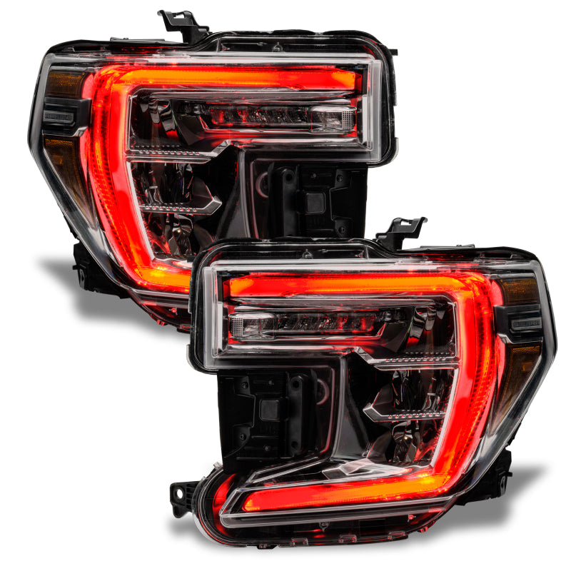 Oracle 19-21 GMC Sierra 1500 RGB+W Headlight DRL Upgrade Kit - ColorSHIFT w/o Cntrl SEE WARRANTY - 1287-334