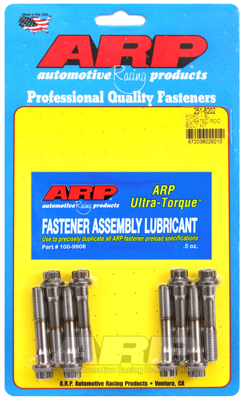 ARP Ford 1.8L Duratec Rod Bolt Kit - 251-6202