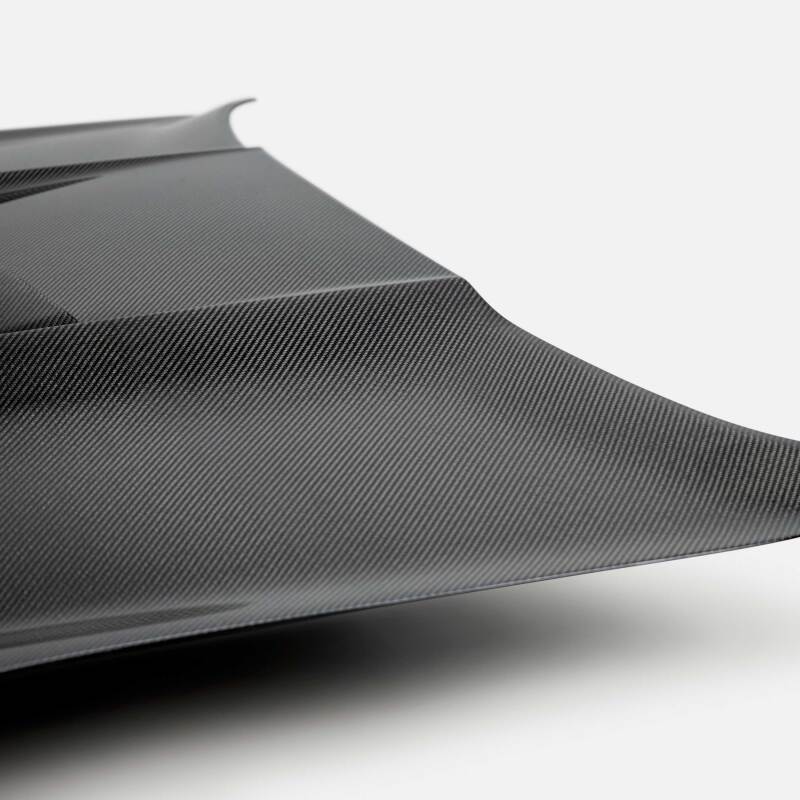 Anderson Composites 15-20 Ford Mustang Shelby GT350/GT350R Type GT5 Double Sided Carbon Fiber Hood - AC-HD15FDMU350-GT5-DS by