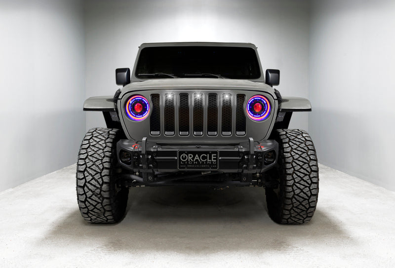 Oracle Pre-Runner Style LED Grille Kit for Jeep Wrangler JL - White SEE WARRANTY - 5870-001