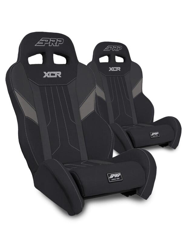 PRP XCR Suspension Seats Kit for Can-Am Maverick X3 (Pair) - Black & Gray - A8001-PORXP-C86-203