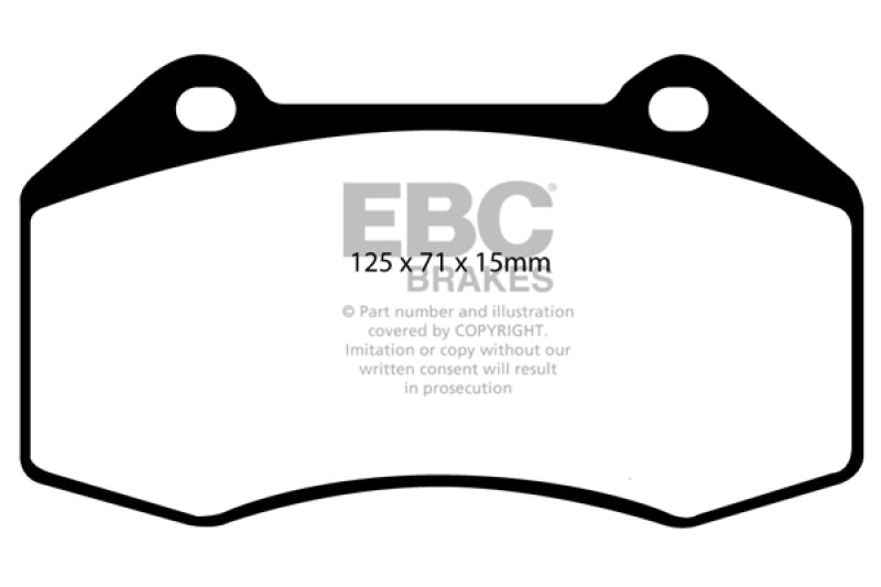 EBC 07-08 Chevrolet Cobalt 2.0 Supercharged (SS) Redstuff Front Brake Pads - DP31539C