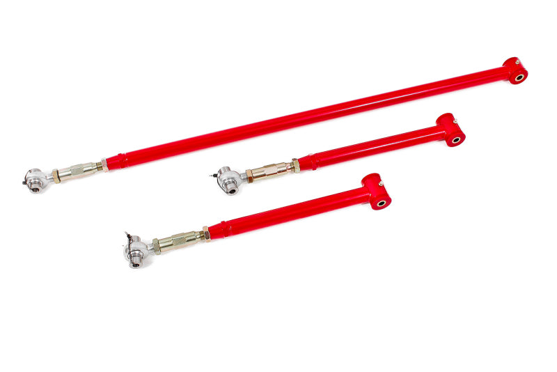 BMR 82-02 3rd Gen F-Body On-Car Adj. Rear Suspension Kit Poly/Rod End - Red - RSK036R by BMR Suspension