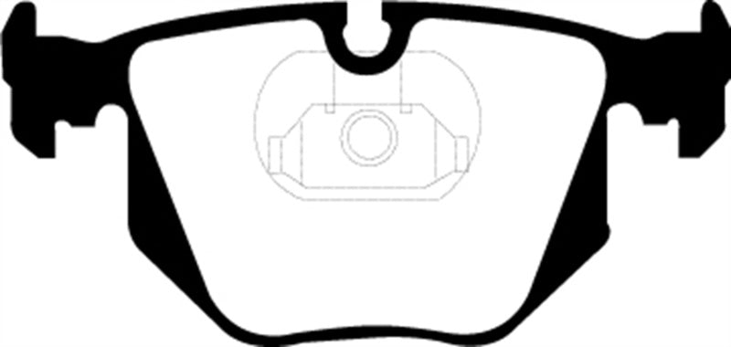 EBC 04-06 BMW X3 2.5 (E83) Greenstuff Rear Brake Pads - DP21118 for 2004-2011 BMW X3 - detail view