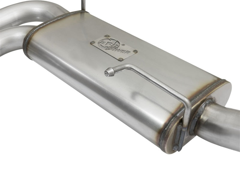 aFe Rebel Series CB Middle-Side Exit SS Exhaust w/ Polished Tips 09-16 GM Silverado/Sierra V6/V8 - 49-44070-P