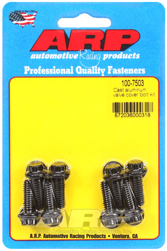 ARP Cast Aluminum 12pt Valve Cover Bolt Kit - 100-7503
