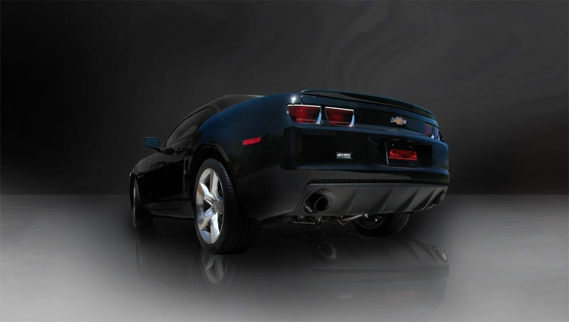 Corsa 2010-2015 Chevrolet Camaro Coupe/Convertible RS 3.6L V6 Black Sport Cat-Back + XO Exhaust - 14953BLK