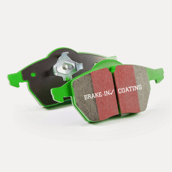 EBC 18-20 Buick Regal Sportback 3.6L Greenstuff Rear Brake Pads - DP23125 for 2021-2026 Buick Envision - front view