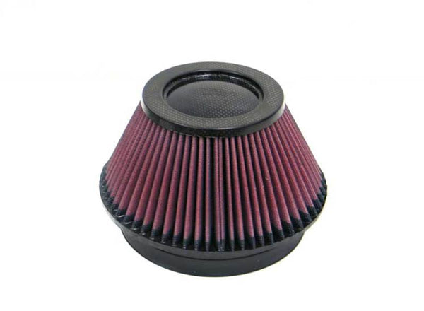 K&N Universal Round Tapered Carbon Fiber Air Filter 6in Flg ID Centered/7.5in B OD/4.5in T OD/4in H - RP-4600 for 2011-2016 S