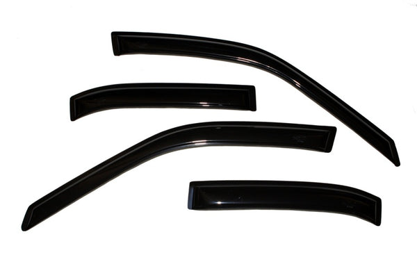 AVS 95-99 Toyota Tercel Ventvisor Outside Mount Window Deflectors 4pc - Smoke - 94338 for 1995-1998 Toyota Tercel - front vie
