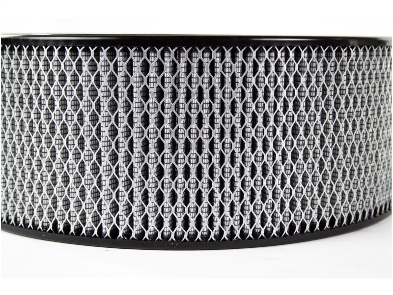 aFe MagnumFLOW Air Filters Round Racing PDS A/F RR PDS 14OD x 11ID x 5H IN with E/M - 18-11428