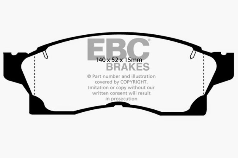EBC 2017+ Mercedes-Benz E300 (W213) Ultimax Rear Brake Pads - UD1936
