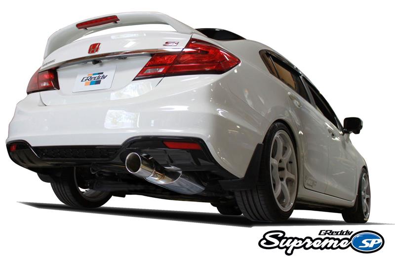 GReddy 12-15 Honda Civic Si Coupe 76mm Supreme SP Cat-Back Exhaust - 10158209