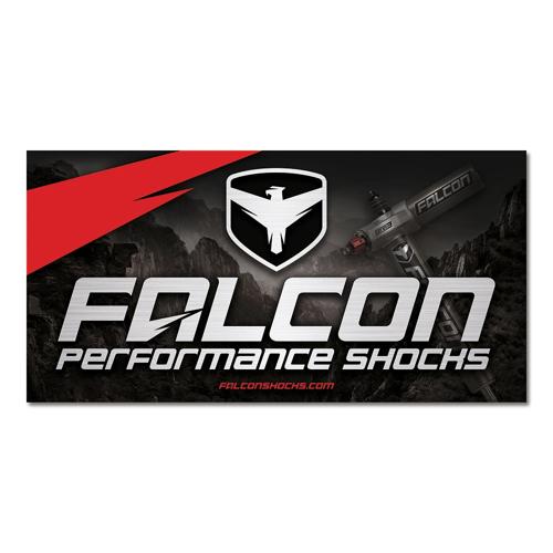 Falcon Shocks - Falcon Banner - 3ft X 6ft - 93-01-01-002