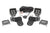 LED Light Kit | Cage Mount | 2" Black Pair | Amber DRL | Polaris General