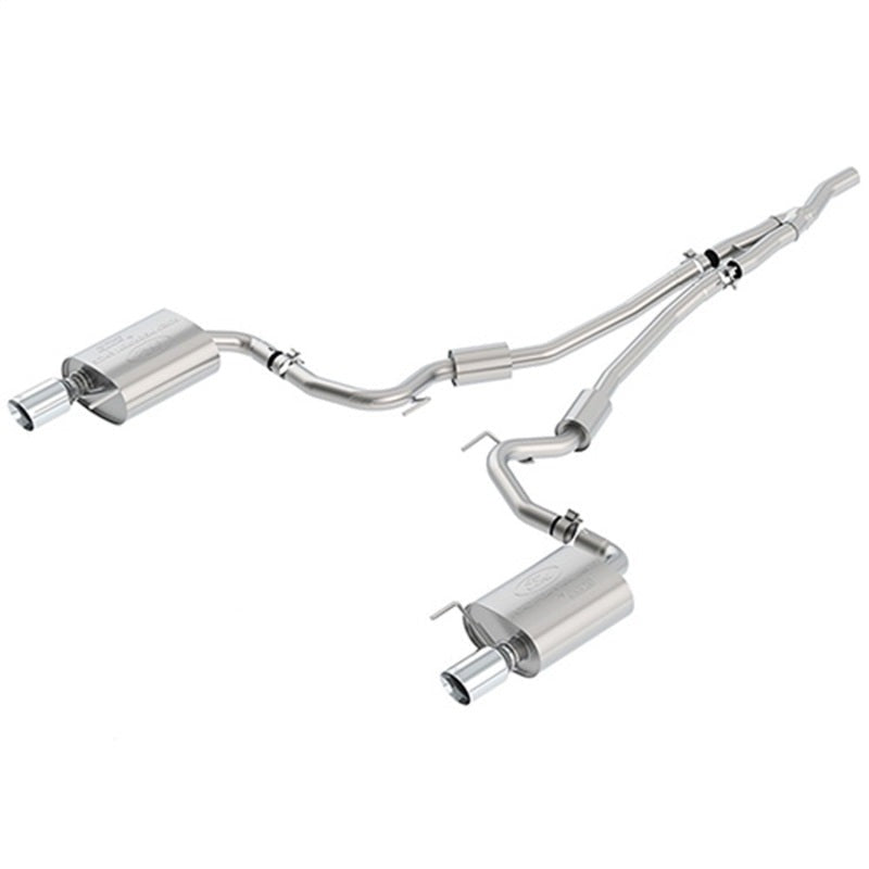 Ford Racing 2018 Mustang 2.3L Ecoboost Cat-Back Sport Exhaust System w/Chrome Tips - M-5200-M4SCA