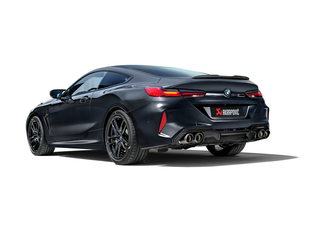 Akrapovic 2020 BMW M8/M8 Competition (F91/F92) w/OPF/GPF Slip-On Line (Titanium) w/Carbon Tips - S-BM/T/22H