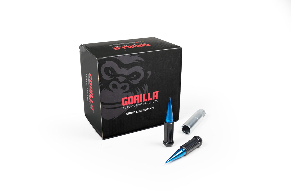 Gorilla Automotive - 6 Lug 14-1.50 Spike Lug Kit Blue - SPK6-14150BL