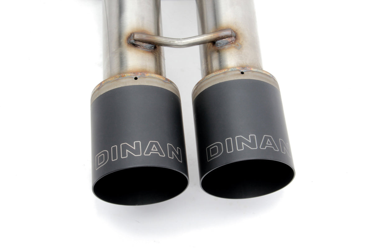 Dinan - Free Flow Axle-Back Exhaust - 2014-2024 MINI Cooper S - D660-0062-BLK