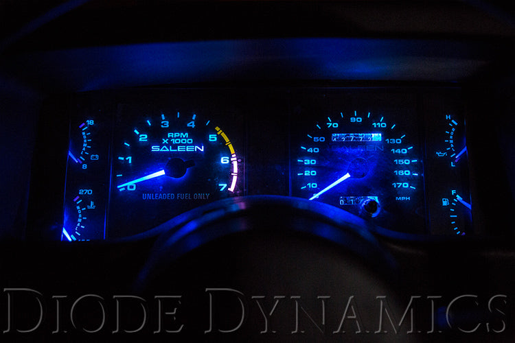 Diode Dynamics - Gauge Cluster LEDs for 1979-1993 Ford Mustang Fox Body (twelve) - DD0037TW