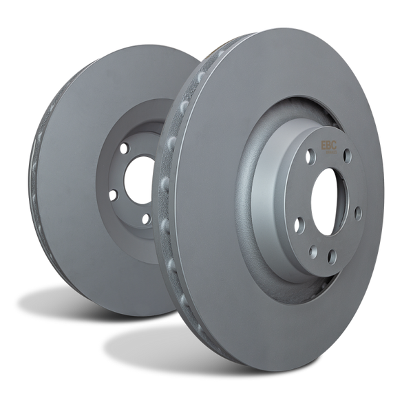 EBC 2021+ Tesla Model S Dual Electric Motors Front RK Premium Rotors - RK7902 for 2021-2026 Tesla S