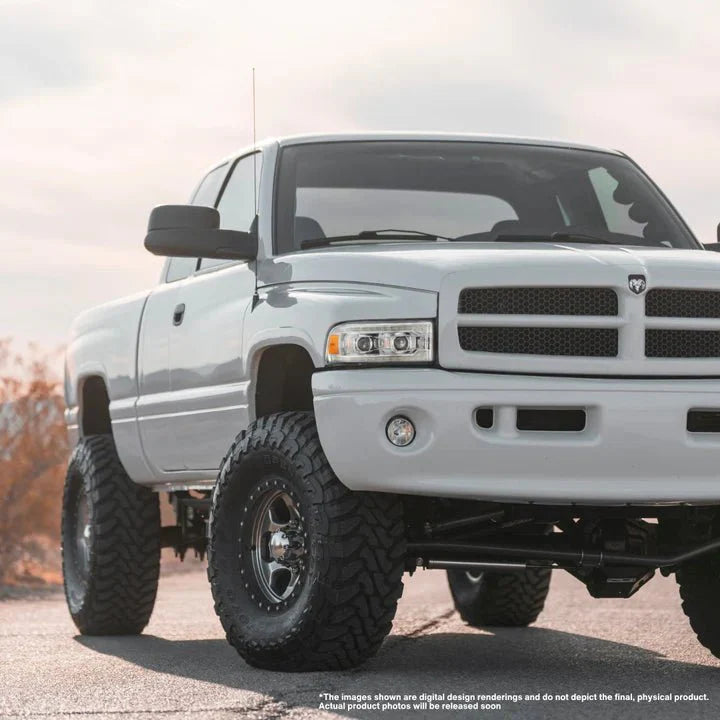 AlphaRex 94-01 Dodge Ram 1500 LUXX LED Headlights Chrome w/ Activ. Light Seq. Signal and SB DRL - 880354 for 1994-2001 Dodge 