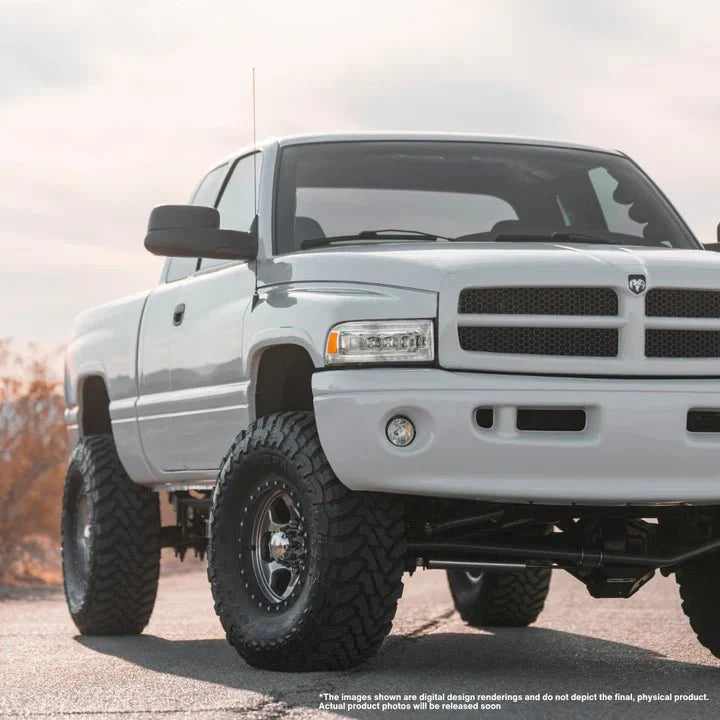 AlphaRex 94-01 Dodge Ram 1500 NOVA LED Headlights Chrome w/ Activ. Light Seq. Signal and SB DRL - 880351 for 1994-2001 Dodge 