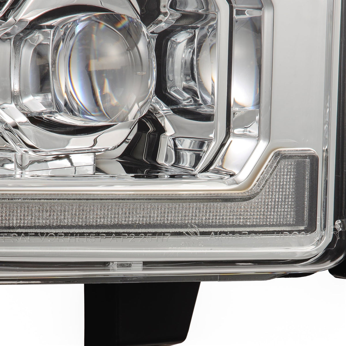 AlphaRex 94-01 Dodge Ram 1500 NOVA LED Headlights Chrome w/ Activ. Light Seq. Signal and SB DRL - 880351 for 1994-2001 Dodge 