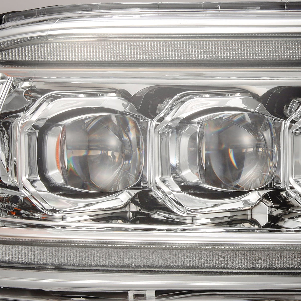 AlphaRex 94-01 Dodge Ram 1500 NOVA LED Headlights Chrome w/ Activ. Light Seq. Signal and SB DRL - 880351 for 1994-2001 Dodge 