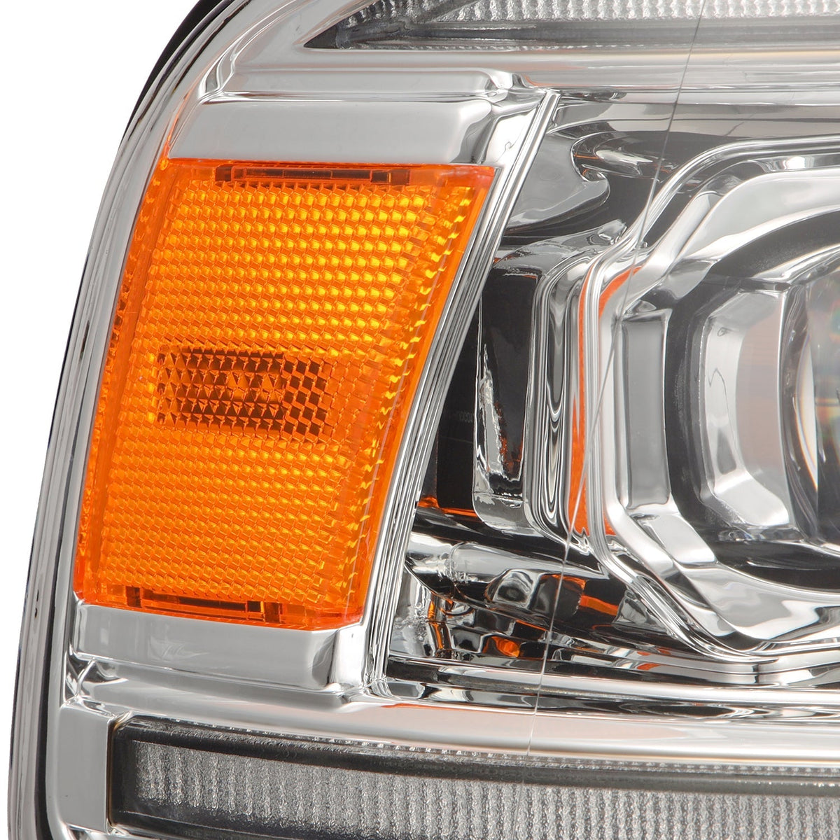AlphaRex 94-01 Dodge Ram 1500 NOVA LED Headlights Chrome w/ Activ. Light Seq. Signal and SB DRL - 880351 for 1994-2001 Dodge 