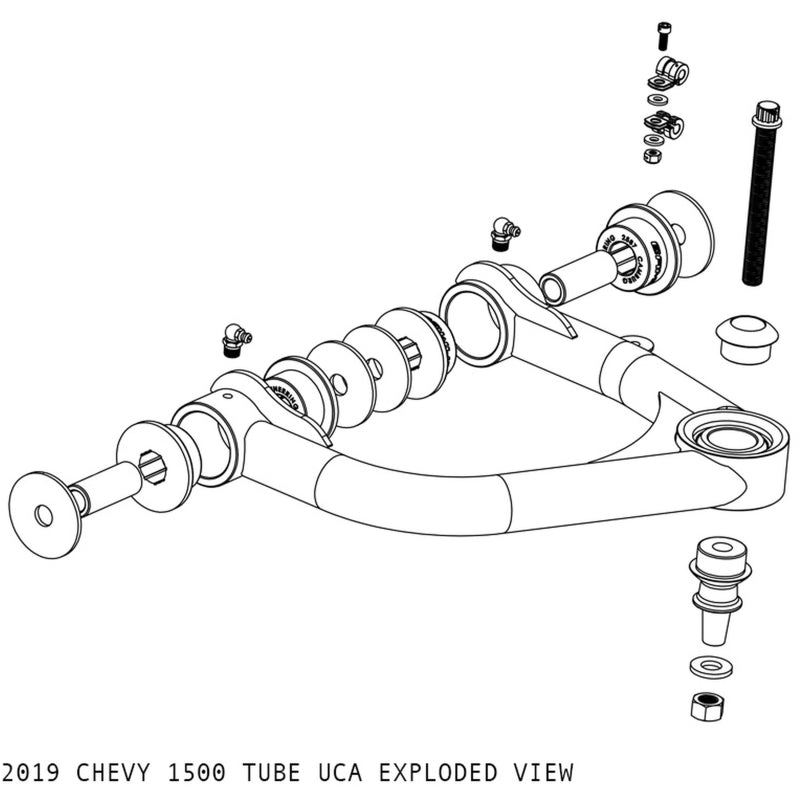 Camburg Chevy/GMC 1500 2WD/4WD 19-23 1.25in Performance Uniball Upper Arms - CAM-210065