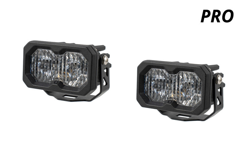 Diode Dynamics C2 2.0 Combo/Driving White Pro Standard LED Pod (Pair) - DD8104P
