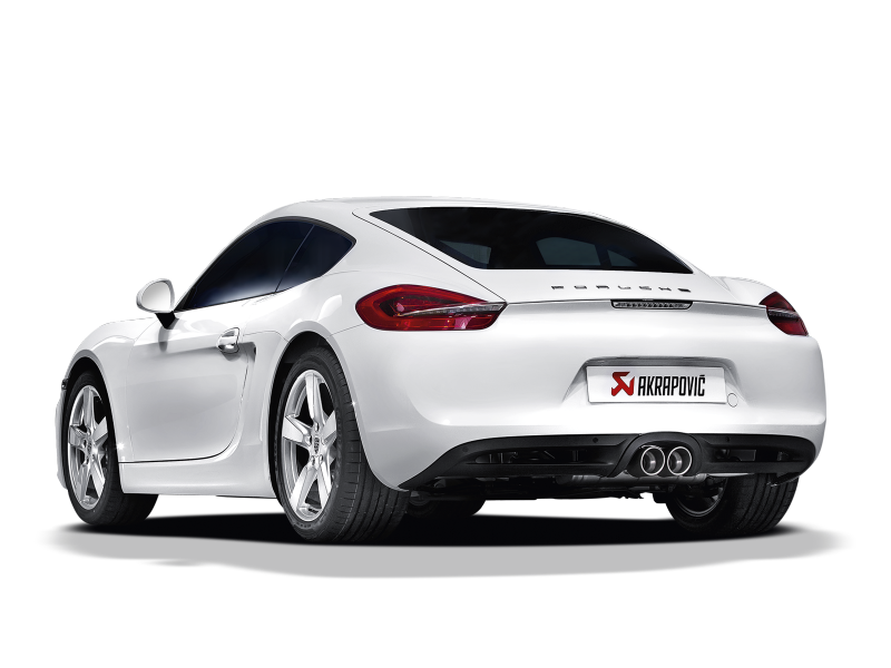 Akrapovic 12-15 Porsche Boxster (981) Slip-On Line (Titanium) w/ Titanium Tips - S-PO981SO-HT/1