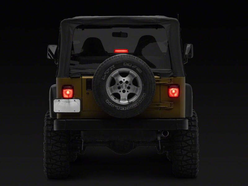 Raxiom 97-06 Jeep Wrangler TJ LED Third Brake Light- Red - J210821 - close-up view 8