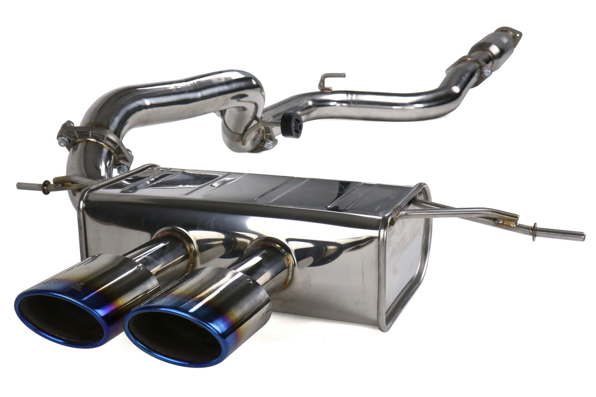 Invidia 13+ Ford Focus ST Q300 Oval Titanium Tip Cat-back Exhaust - HS13FFSQ32OT