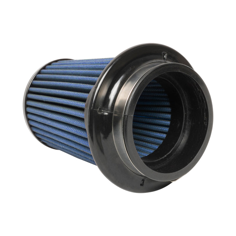 Injen SuperNano Web Dry Air Filter w/ Twist Lock Base- 3.5in Flange ID / 5.5in Base / 6.3in Height - X-1135-BB