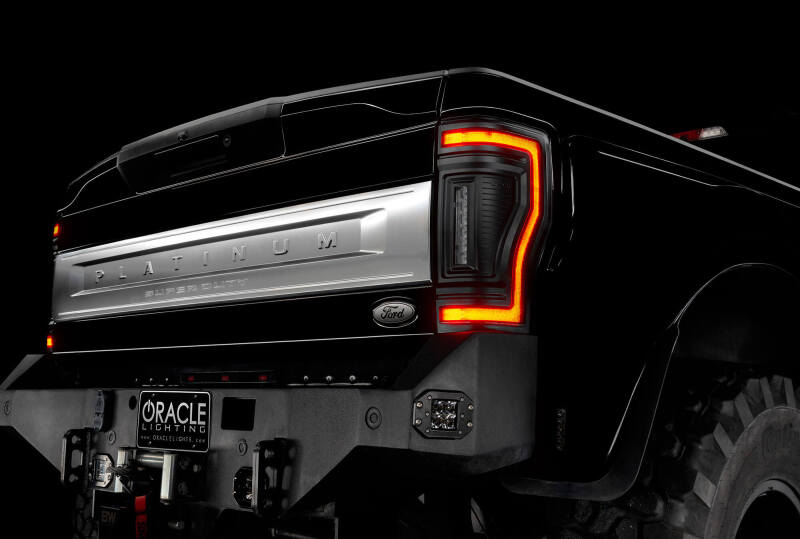 Oracle Lighting 17-22 Ford F-250/350 (Black Series) Flush Mount LED Tail Lights SEE WARRANTY - 5896-504-T