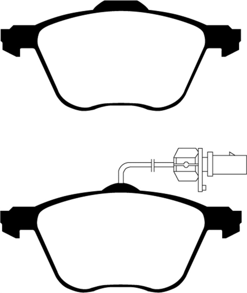 EBC 01 Volkswagen Eurovan 2.8 (313mm) Ultimax2 Front Brake Pads - UD880