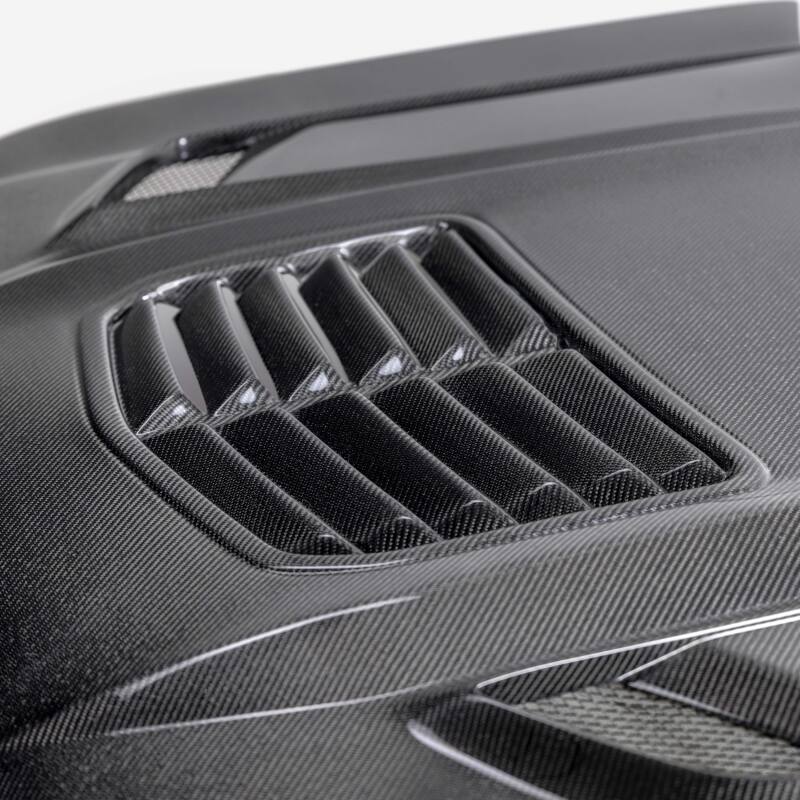 Anderson Composites 20-24 Chevy Silverado Type-T2 Carbon Fiber Hood - AC-HD20CHSV-T2