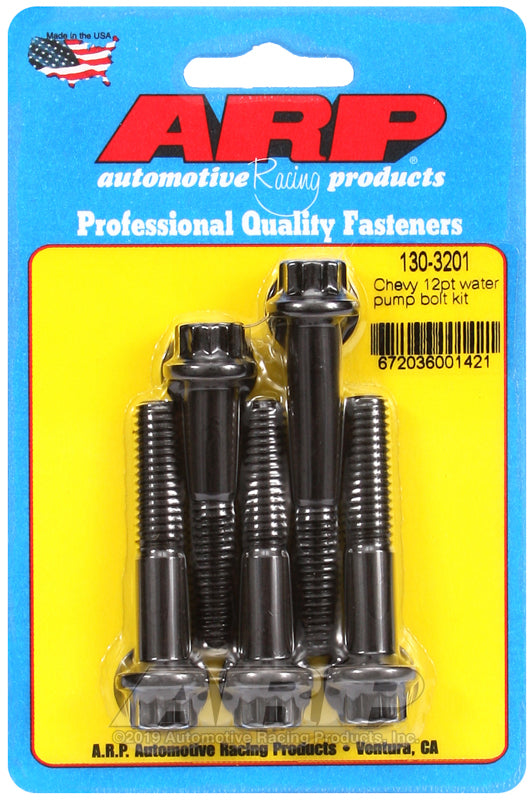 ARP Chevy 12pt Water Pump Bolt Kit - 130-3201