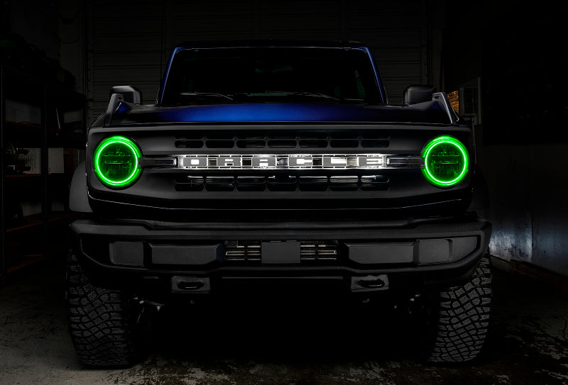 Oracle 2021 Ford Bronco Base Headlight LED Halo Kit - ColorSHIFT - w/ BC1 Controller SEE WARRANTY - 1470-335