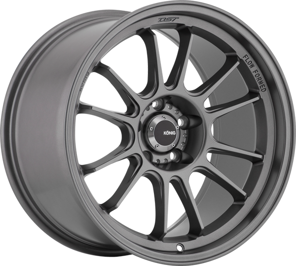 Konig Hypergram 18x11 5x120 ET25 Matte Grey Wheel - HG1852025G by Konig
