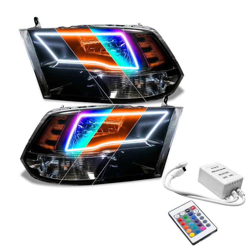 Oracle Lighting 09-18 Ram 1500 Sport Pre-Assembled w/Switchback Halo Headlights SEE WARRANTY - 8906-504