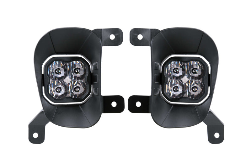 Diode Dynamics SS3 Sport Type Ram Vert Kit ABL - Yellow SAE Fog - DD7085 for 2019-2024 Ram 1500 Classic - angle view