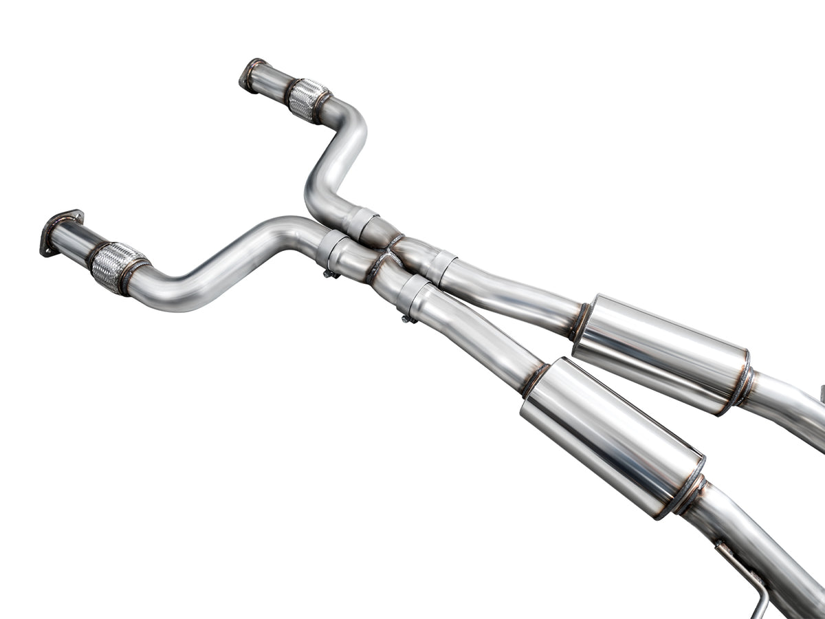 AWE 2023 Nissan Z RZ34 RWD Track Edition Catback Exhaust System w/ Chrome Silver Tips - 3020-32400