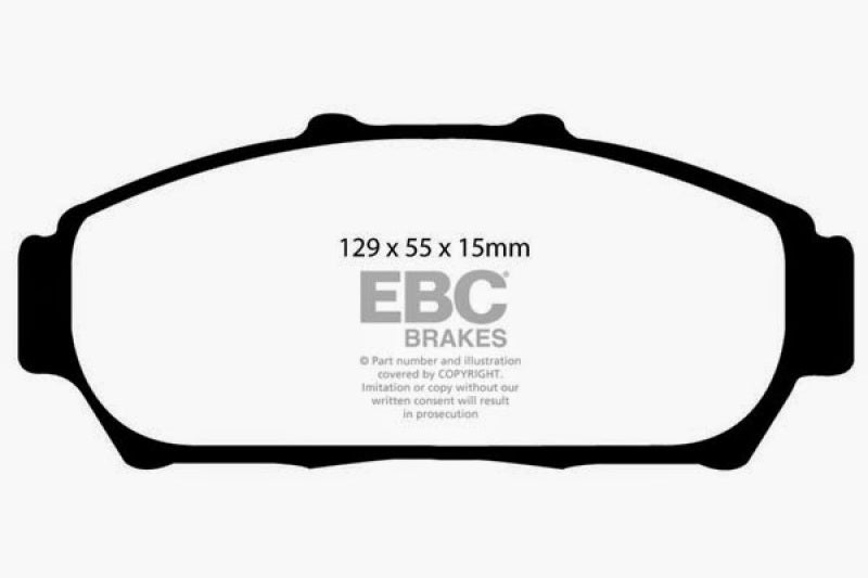 EBC 94-01 Acura Integra 1.8 Ultimax2 Front Brake Pads - UD617